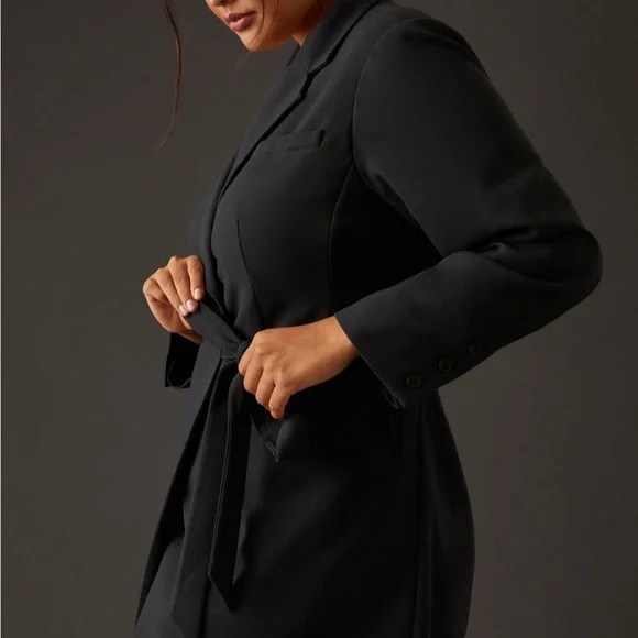 LAST CALL! Blazer Wrap Dress - Picture 7 of 9